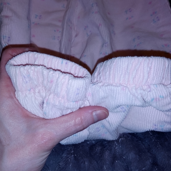 VTG The Chipettes Pink Flowered Paper Bag Waist Pants 2t - Picture 5 of 6